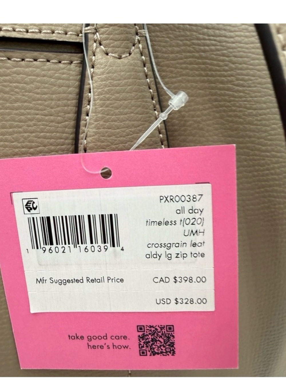 kate spade beige tote bag brand new with tags & dust bag - Picture 3 of 8